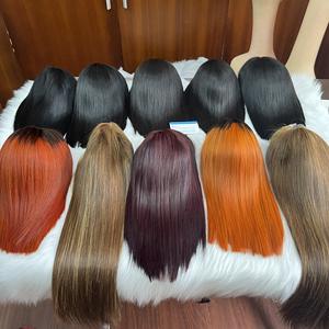 Meilleure vente Produit Perruque Extensions de Cheveux HD Fermeture Lace Perruque, cheveux de couleur naturelle 100% Cheveux Vietnamiens Bruts sans enchevêtrement en gros - Product Image 4
