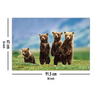 Modern Style Bear Cubs <b>Poster</b> Made of Paper for Wall Decor - Product Image 5