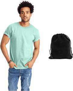 เสื้อยืดแขนสั้นสำหรับผู้ชายและ220gsm ใส่ได้ทั้งชายและหญิงเสื้อยืดผ้าฝ้ายแบบ100% ทรงพอดีตัวแบบคลาสสิก - Product Image 6