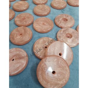 Base de resina, placa de forma redonda, materia prima de alta calidad para artesanía, cuerno de piedra de Metal de madera y productos decorativos - Product Image 2