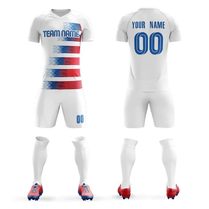 Camisetas de fútbol estampadas para niñas, camiseta de fútbol transpirable personalizada para mujeres, uniforme de equipo escolar, ropa deportiva de entrenamiento, camisetas de fútbol - Product Image 4