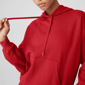 Sudaderas con Capucha para Mujer, Transpirables, Talla Grande, de Algodón y Felpa, Sudaderas con Capucha de Invierno Negras de Pakistán, 360 g, Temporada de Invierno - Product Image 5