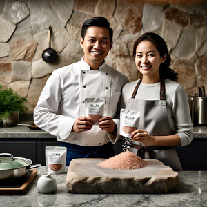 HACCP señaló sal rosa del Himalaya orgánica granos finos y gruesos embalaje personalizado rico en vitaminas complejas minerales para cocinar - Product Image 3