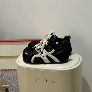 Women's 2025 <b>Lace</b>-Up Autumn Fitness Cross-Training Sports <b>Shoes</b> Low-Top with 10cm Upper Height Reduction Rubber Material - Product Image 4