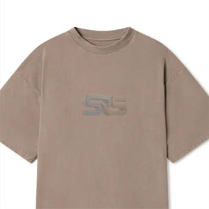 Fournisseur OEM 100% coton coupe ample imprimé T-Shirt pour hommes Logo personnalisé à manches courtes élégant Gym Workout Tee vente en gros - Product Image 6