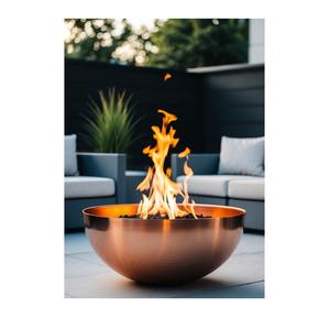 Elegante brasero de hierro con diseño tradicional acabado a mano y tazón duradero para comodidad al aire libre durante todo el año. - Product Image 3