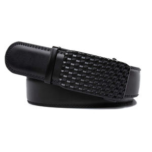 Ansa impex เข็มขัดหนังวัวแท้สำหรับผู้ชาย, เข็มขัดหนังวัวแท้หัวเข็มขัดแบบแฟชั่น AI-B-0007ลำลอง - Product Image 5