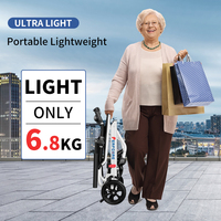 Fauteuil roulant pliable léger et compact, taille réduite, pour hôpital, seulement 6,8 kg, fauteuil roulant manuel portable pour personnes handicapées, pour les voyages et la mobilité