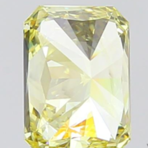 Diamante Cultivado en Laboratorio de Corte Radiante Amarillo Intenso de 3 Quilates, Claridad VS, Certificado IGI, Diamante Suelto para Joyería - Product Image 3