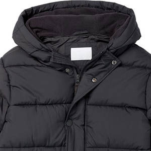 Blazers — blouson d'hiver en coton pour hommes, vêtements bouffants à capuche décontractés en Polyester avec motif de Service OEM, à la mode - Product Image 3