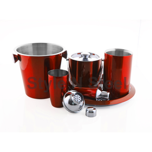 Premium 5-Piece <b>Bar</b> Set Stainless Steel with Classic Stylish Design and Matte Metal Material - Product Image 1