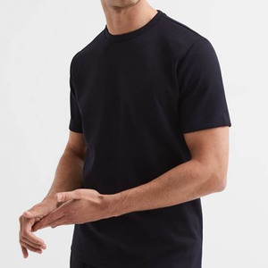 Haute qualité hommes à manches courtes t-shirt t-shirt motif de transfert de chaleur 270GMS 100% coton tricoté T-Shirt coton hommes t-shirts - Product Image 3