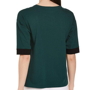 T-shirt surdimensionné pour femme avec logo personnalisé, coton lourd, coupe ample, fournisseur d'usine en gros - Product Image 4