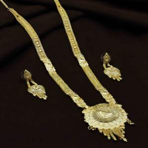 Vente en gros 14K 18K 24K Micro rempli d'or formant des bijoux longs, colliers de mode, Micro plaqué or ensemble de bijoux longs traditionnels. - Product Image 1