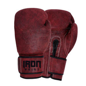 Gants de boxe d'entraînement en cuir 2025 Double couture Performance durable Personnalisable - Product Image 2