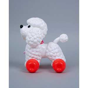 Anand Poodle <b>Dog</b> <b>Pull</b>-<b>Along</b> Toy for Kids Fluffy Companion Made of Durable Plastic - Product Image 2