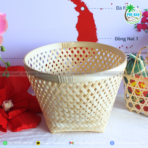 PRODUIT TOP Paniers de rangement en bambou: une façon verte de ranger votre exportation d'espace depuis le Vietnam avec une haute qualité - Product Image 5