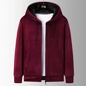 Hoodie <b>for</b> <b>Women's</b> Casual Outerwear Silver Fox <b>Velvet</b> Autumn Winter9 <b>Velvet</b> Open <b>Jacket</b> Unisex |Best Quality Product - Product Image 1