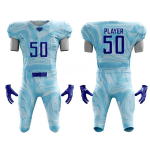 Uniformes de football américain pour hommes personnalisables, grande taille, nouvelle arrivée, respirant, séchage rapide, manches courtes, taille personnalisée - Product Image 5