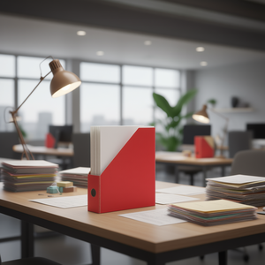 Porte-documents Landr Color 7 x 30 x 22,5 cm DIN A4 en carton rouge 7 x 30 x 22,5 cm (L x H x P) - Product Image 3