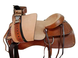 Selle de cheval Wade en cuir véritable nouveau design de selle Western taille 12-18 pouces vente en gros - Product Image 5