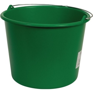 GRIPLINE L 12L Grey <b>Plastic</b> Construction <b>Bucket</b> - Product Image 4