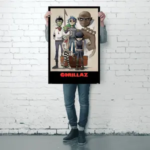 Affiche murale moderne des Gorillaz - Product Image 1
