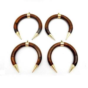 สร้อยข้อมือรูปเขาควาย & กำไลกระดูกทำมือที่ดีที่สุดเครื่องประดับสำหรับผู้ชายและผู้หญิงที่เป็นมิตรกับสิ่งแวดล้อม - Product Image 1