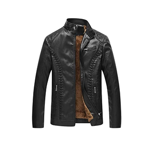 หนังขี่แจ็คเก็ตหนังฤดูหนาวแจ็คเก็ตอบอุ่นกลางแจ้ง - Product Image 3