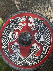 Viking Ragnar Authentique Loth Shield Meilleur Fabricant Dernière Conception Faite À La Main Médiévale Bataille Couteaux Portés OEM Personnalisation DIY - Product Image 3