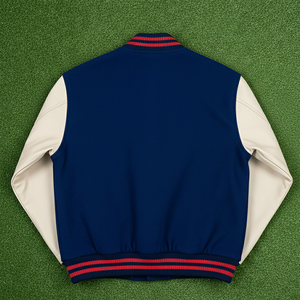Wholesale Customized High Quality OEM ODM Service Winter Windproof <b>Slim</b> <b>Fit</b> Stand Front Varsity Baseball <b>Jacket</b> Casual Wear - Product Image 5