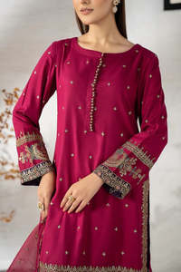 Lehenga Choli de soirée en mousseline de soie brodée, orné de détails raffinés, pour femme, anti-humidité, infroissable, style pakistanais - Product Image 3
