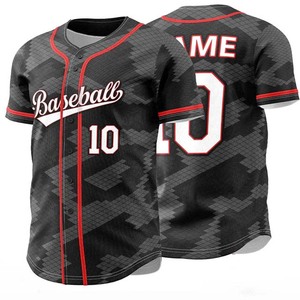 Maillots de baseball surdimensionnés personnalisés unisexes à manches courtes col en V respirants évacuant l'humidité séchage rapide vêtements de fitness - Product Image 6