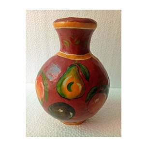 Old Paper Mache <b>Copper</b> Model 1 <b>Vase</b> - Product Image 1