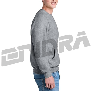 Sudadera gruesa de forro polar para hombre, suave, cálida y transpirable, de corte holgado, ideal para el gimnasio, uso diario informal y estilo urbano. - Product Image 2
