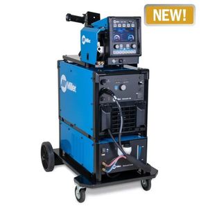 เครื่องเชื่อมมิก Delta Weld 350 คุณภาพสูง แรงดันไฟฟ้าขาเข้า 230V ระบบอินเวอร์เตอร์ พร้อมตัวป้อนลวดในตัว จอแสดงผลแบบมัลติฟังก์ชั่น - Product Image 2