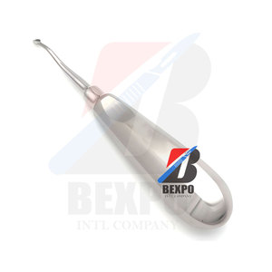 Outil de source d'alimentation manuel d'extraction de Mesial 4mm d'ascenseur de pointe de racine de Bernard dentaire chirurgical - Product Image 1