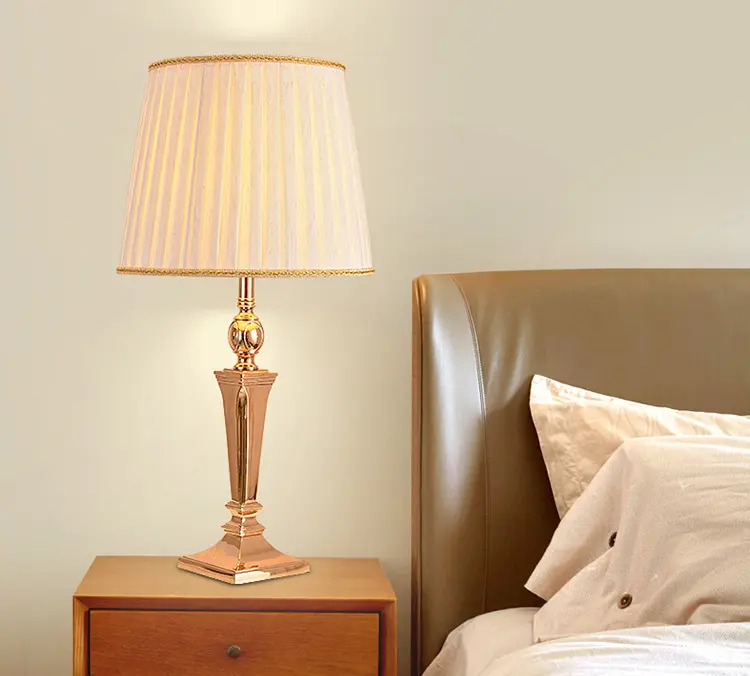 Kabukları ve peri ışıkları ile yüksek kaliteli masa lambası, 3 yollu kısılabilir dokunmatik kontrol komidin lamba dokunmatik anahtarı için masa lambası