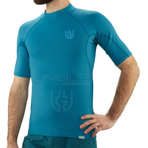 Último diseño Venta caliente Mangas cortas Rash Guard Cómodo Rash Guard Running Wear Rash Guard - Product Image 1