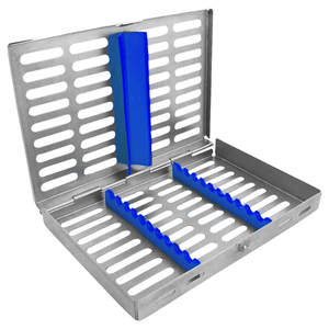 Cassette dentaire Rack Tray Box Autoclave Adjust Surgical Scaler Instruments 10 PCS Dental Cassette Tray Box - Product Image 2