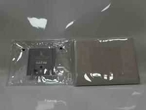 Pochette en PVC transparente personnalisée avec boutons-pression |   Étui de présentation pour literie imperméable et taie d'oreiller en satin - Product Image 6