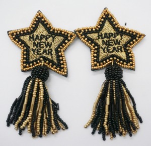 Pendientes de diseño de bordado de estrellas multicolores para mujer, joyería religiosa Unisex, Popular para bodas, fiestas, regalos - Product Image 2