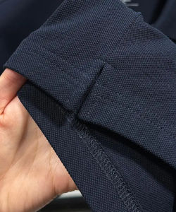 Polo de manga corta de calidad superior para hombre 2025, tela de punto con bordado personalizado, camiseta Polo con patrón sólido - Product Image 2