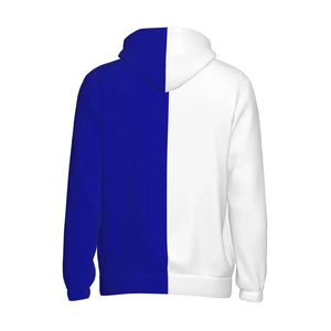 Sweat-shirts pour hommes Divine Nine en molleton de coton à rayures décontractées bleus avec des patchs brodés solides de la sororité Zeta Phi Beta, design haut de gamme - Product Image 3