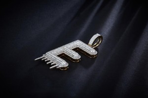 Joyería fina VVS Lab Grown Diamond Jewelry Hip Hop Colgante IGI 100% 925 Colgante de plata esterlina para hombres y mujeres - Product Image 2