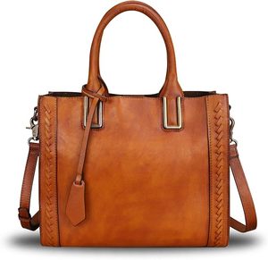 OEM Customized Genuine Cowhide <b>Leather</b> <b>Ladies</b> Tote <b>Bag</b> Crafted for Women Wholesale Handbag Stylish Elegant Fashion Shoulder <b>Bag</b> - Product Image 1