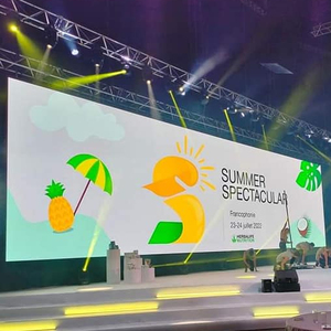 Fond de scène de fête de <span class=keywords><strong>musique</strong></span> de mariage Ledwall P3.91mm 500x1000mm location extérieure écran LED affichage usine de Shenzhen - Product Image 2