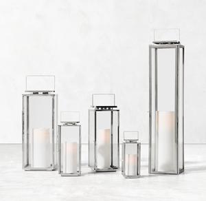 3 Piece Metal <b>Lantern</b> Tabletop Candleholder Outdoor Brown Finished Metal <b>Lantern</b> for Home & Hotel <b>Christmas</b> Decoration - Product Image 6