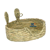 Vente en gros de cage à gazon personnalisée tissée à la main cage à lapin écologique nid de lit fabriqué au Vietnam