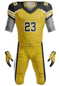 Uniforme de fútbol americano para hombres al por mayor ropa deportiva estampada transpirable de secado rápido traje de equipo cómodo cosido - Product Image 3